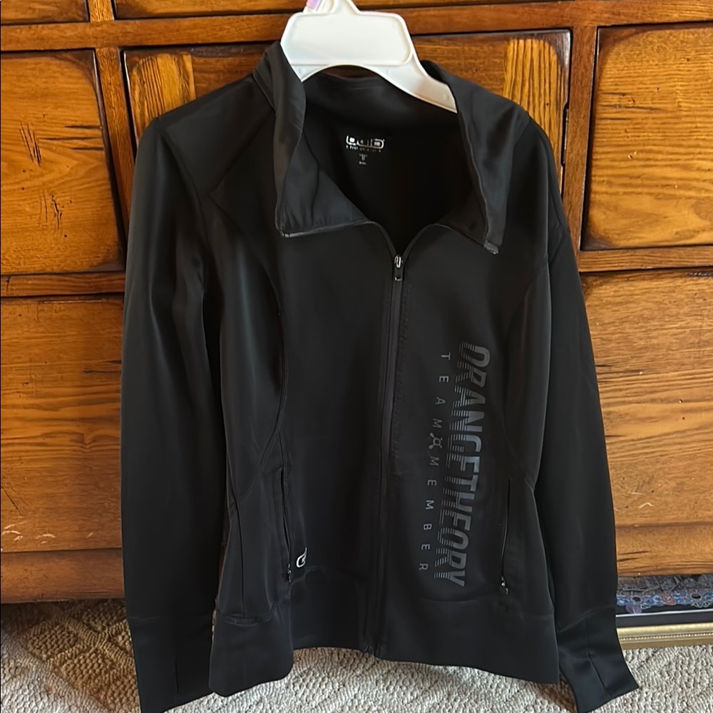 Orangetheory Black Zip-Up Jacket